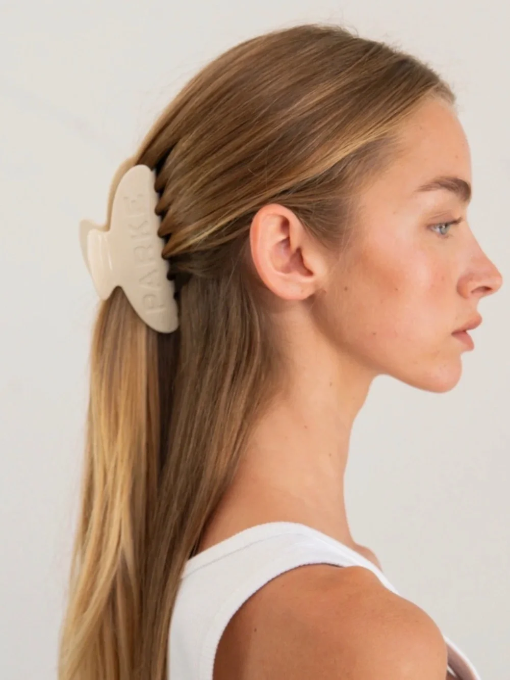 Parke Bridal Cream Hair Claw Clip Brand New